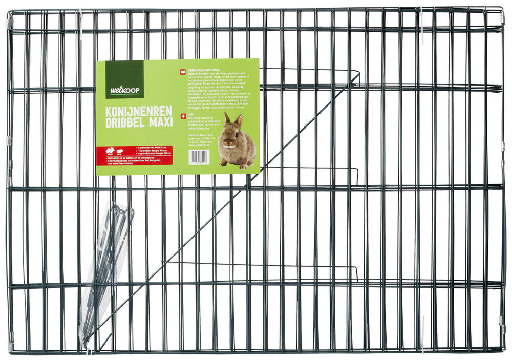 Welkoop Dribbel Maxi - Konijnenren - 63.00 cm - Groen - 90.00 cm - 180.00 cm - Middel - 540.00 cm