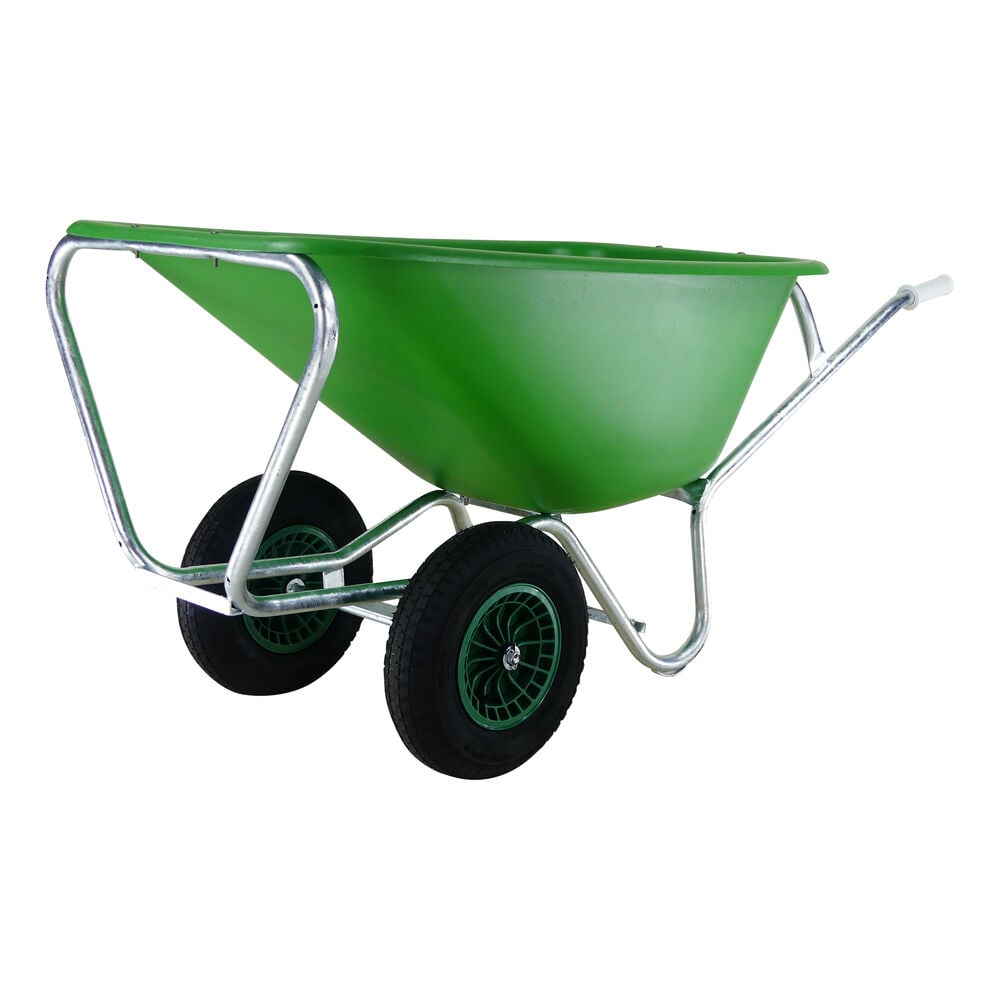 Altrad Fort F&S 165/2 Farm & Stable - Kruiwagen - 165 liter - Groen