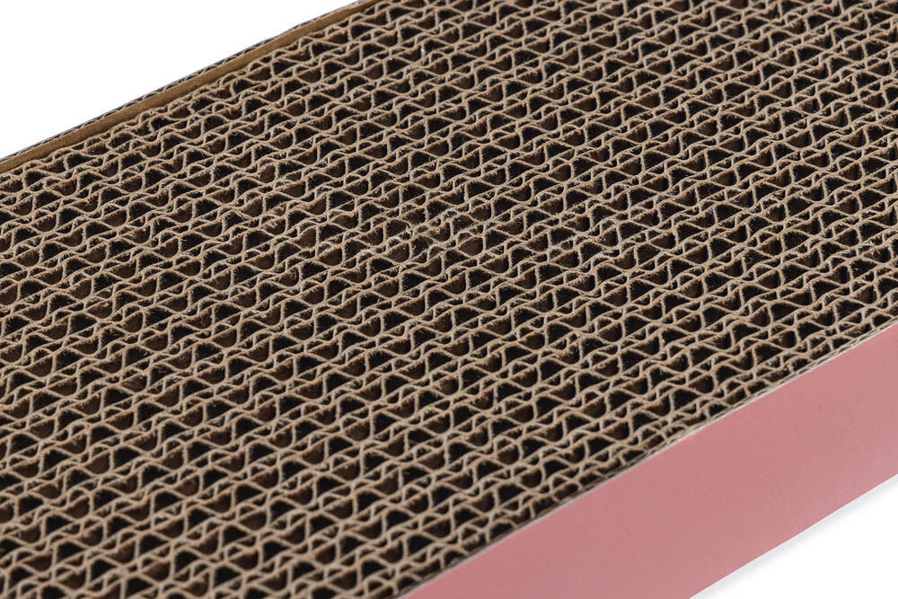 Beeztees Luipaard - Krabplank - 1.00 cm - Roze - 45.00 cm - 1.00 cm