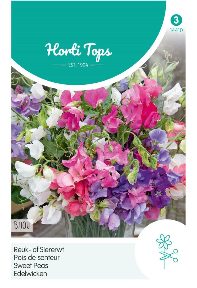 Hortitops Reuk- en Siererwt Bijou - Bloemzaden Hortitops Reuk- en Siererwt Bijou - Bloemzaden
