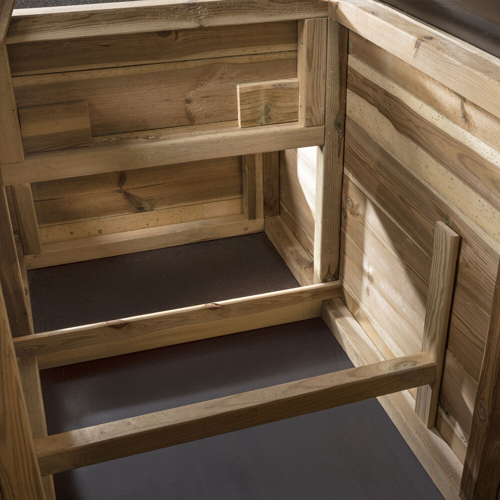 Voldux Finn - Kippenhok - 110.00 cm - Naturel - 190.00 cm - 88.00 cm
