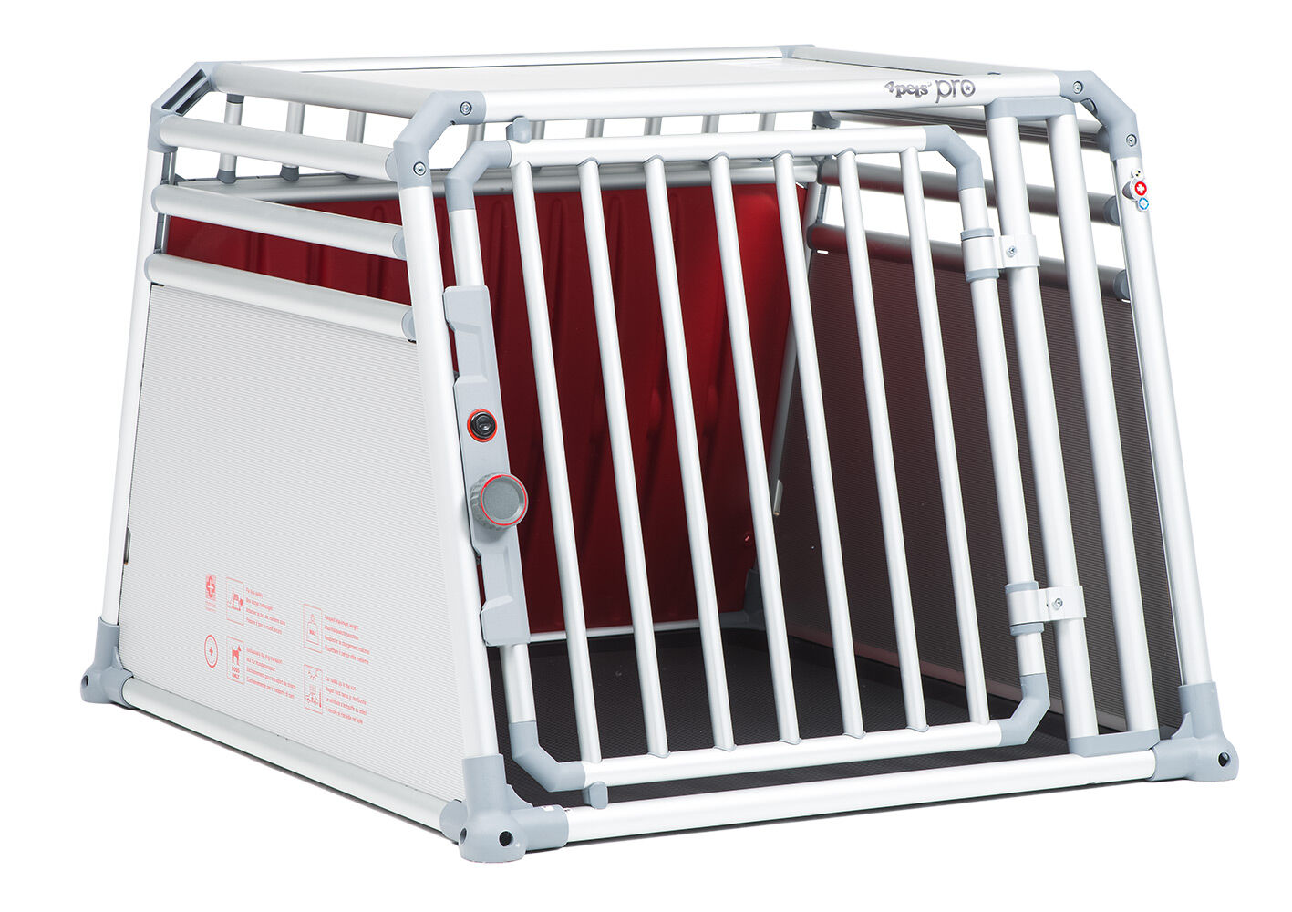 4Pets Pro 3 - Autobench Hond - 66.00 cm - chroom - 6868.00 cm - L - 93.50 cm