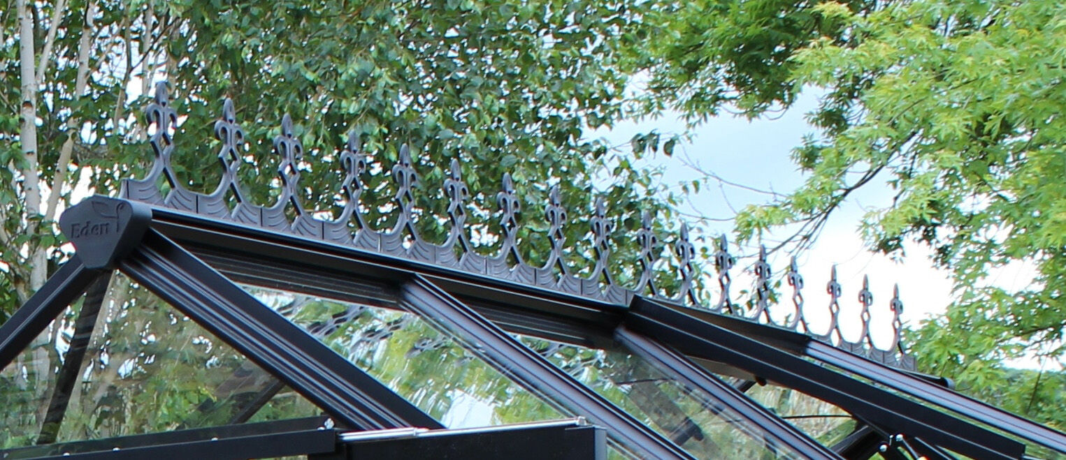 EDEN Birdlip 48 & Burford 68 - Victoriaanse nok - Zwart - 15x1x1 cm