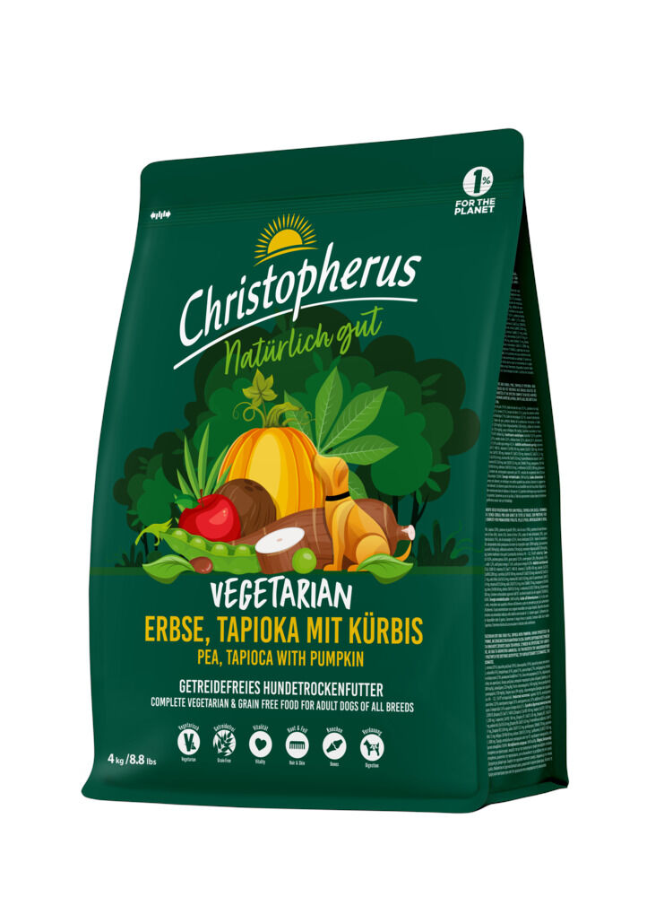 Christopherus Vegetarian - Hondenvoer - Groente - 4 kg