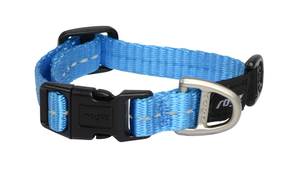 Rogz Utility - Halsband Hond - 22 cm - 22.00 cm - turquiose - 11 mm - 4.20 cm - 16 tot 22 cm - 2.00 cm