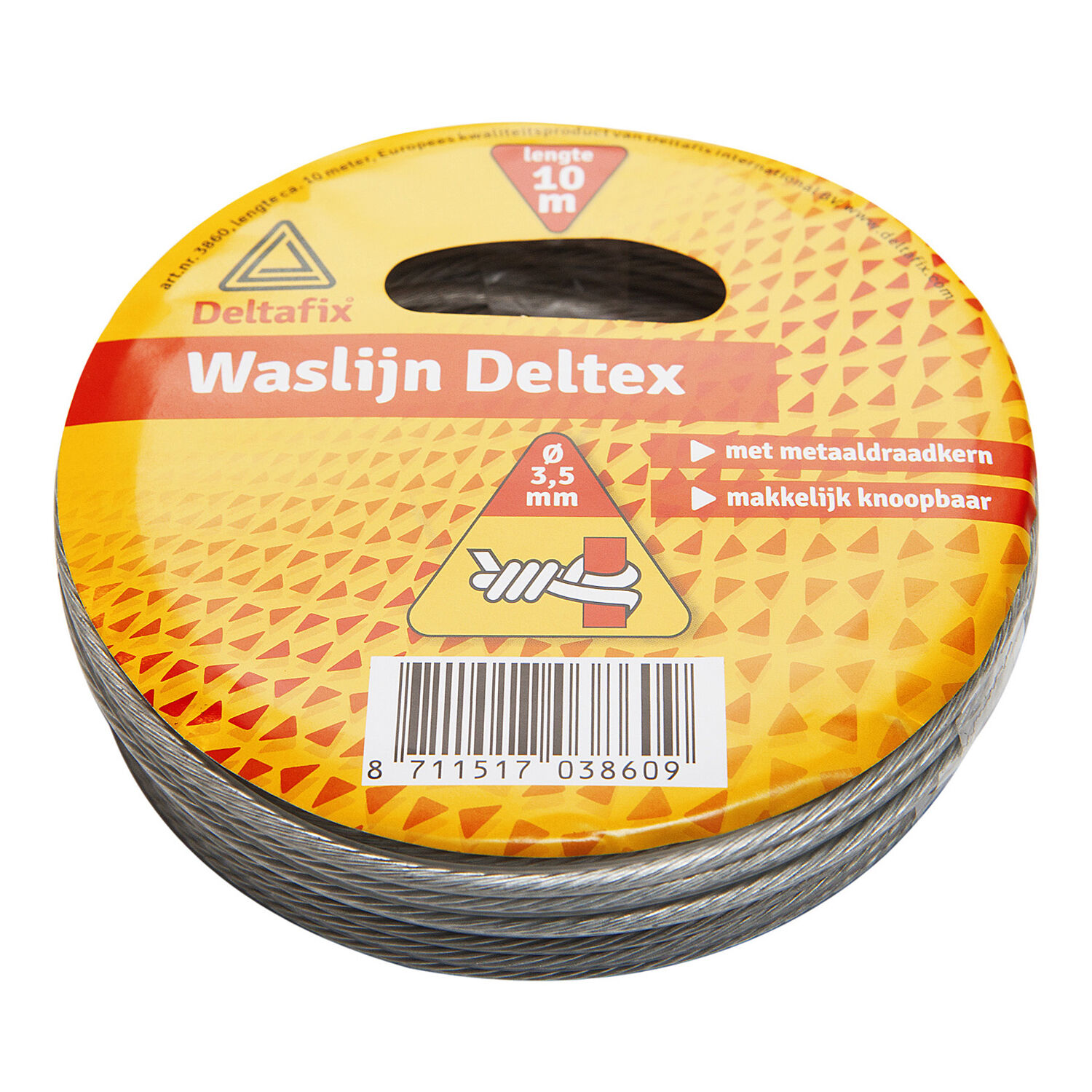 Deltafix 3,5 mm 10 meter - Waslijn - 10 - 3x13.7x13.7 cm - 0.3 cm Deltafix 3,5 mm 10 meter - Waslijn - 10 - 3x13.7x13.7 cm - 0.3 cm