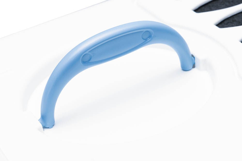 Stefanplast Cathy Easy Clean - Kattenbak - Dicht - Wit Blauw - 40x40x56 cm