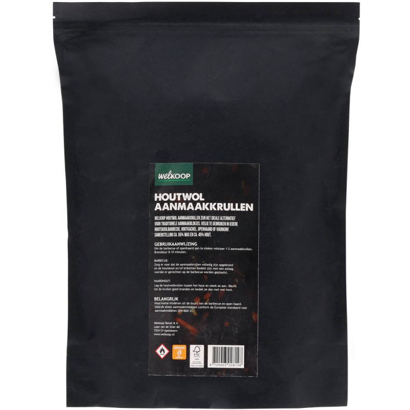 Welkoop - Houtwol Aanmaakkrullen - 1
