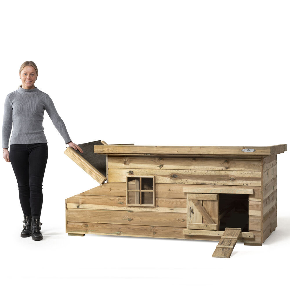 Voldux Fenne - Kippenhok - 80.00 cm - Naturel - 190.00 cm - 88.00 cm