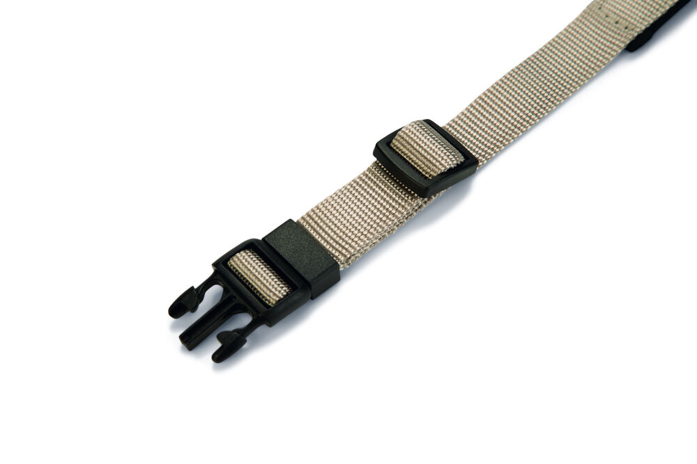 Beeztees Premium Parinca - Halsband Hond - grijs - 20 mm - 30 tot 35 cm