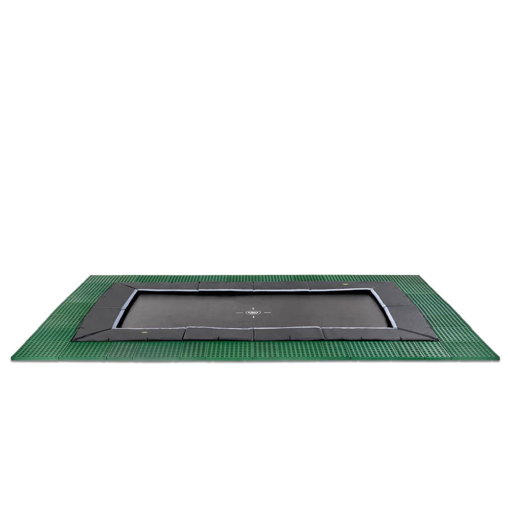 Exit Dynamic - Groundlevel trampoline - Zwart - 1x244x427 cm