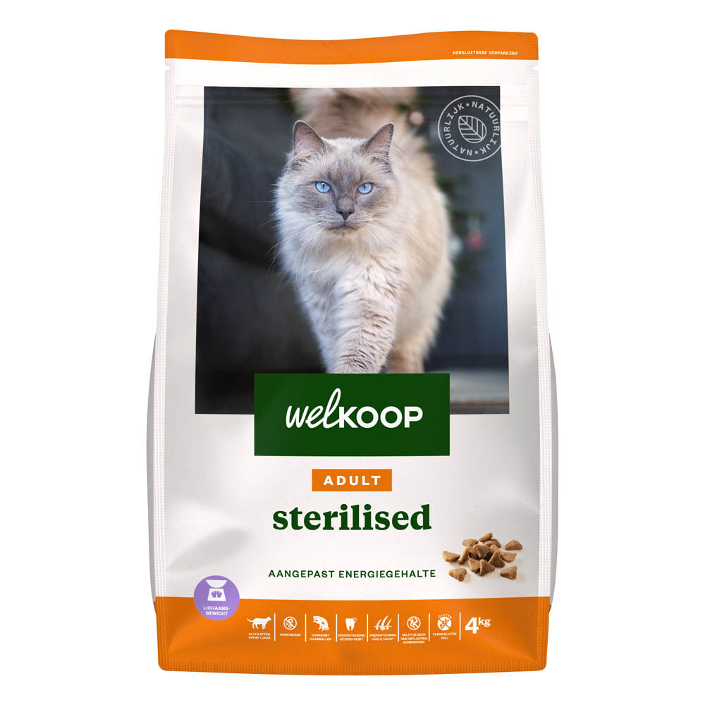 Welkoop Adult Sterilised - Kattenvoer - 2 - gevogelte Welkoop Adult Sterilised - Kattenvoer - 2 - gevogelte