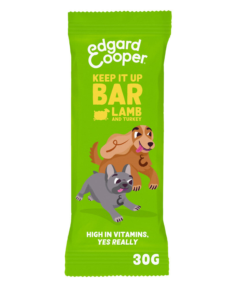 Edgard en Cooper Bar Adult - Hondensnack - 12.80 cm - 30.00 - 6.10 cm - kalkoen, lam - 1.20 cm