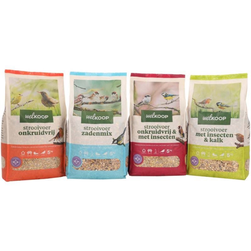 Welkoop - Strooivoer met Insecten - Onkruidvrij - Tuinvogelvoer - 5 - insecten