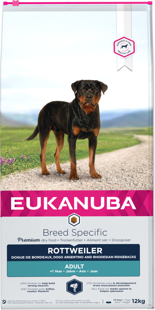 Eukanuba Breed Specific Rottweiler - Hondenvoer Eukanuba Breed Specific Rottweiler - Hondenvoer