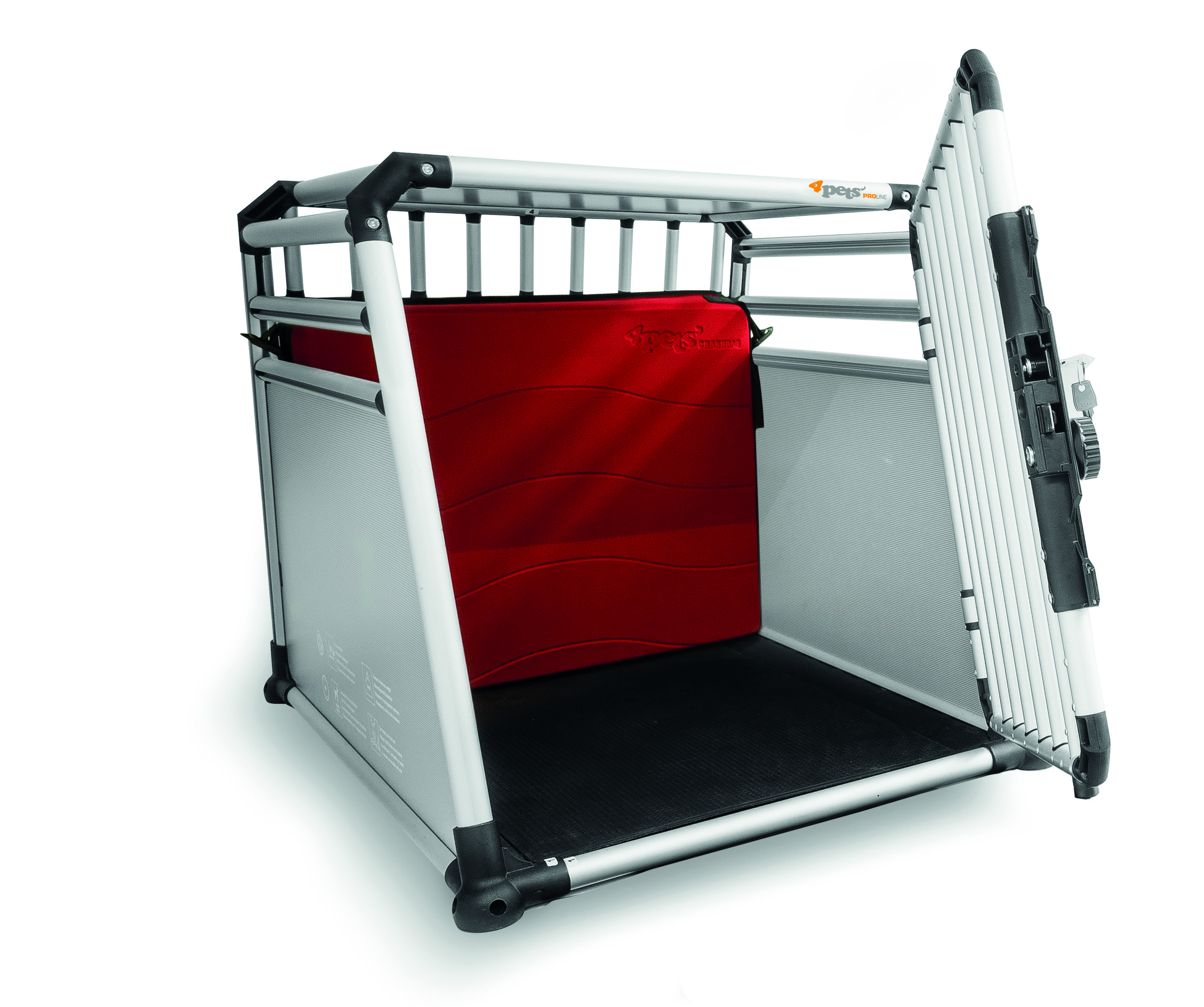 4Pets Crash-bag - Pro 4 - Crash kussen Autobench - 5.00 cm - rood - 70.00 cm
