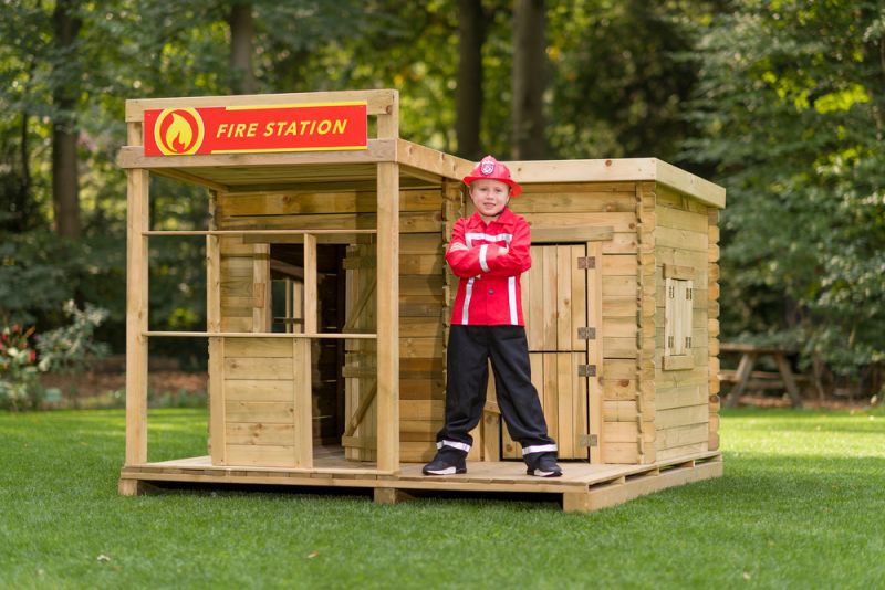 Swing King Leon 4-in-1 - Speelhuisje - Blank