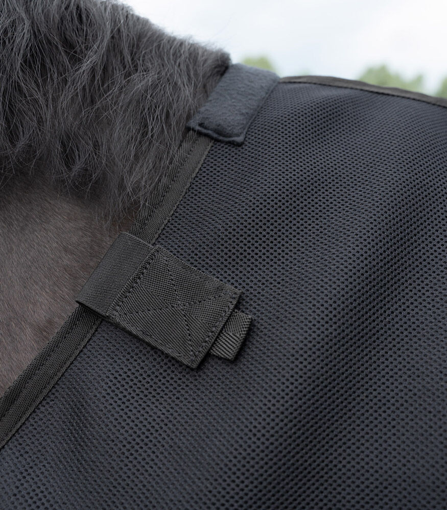 Waldhausen Air Mesh - Staldeken - Paardendeken - 1.00 cm - Zwart - 1.00 cm - 115/165 - 1.00 cm
