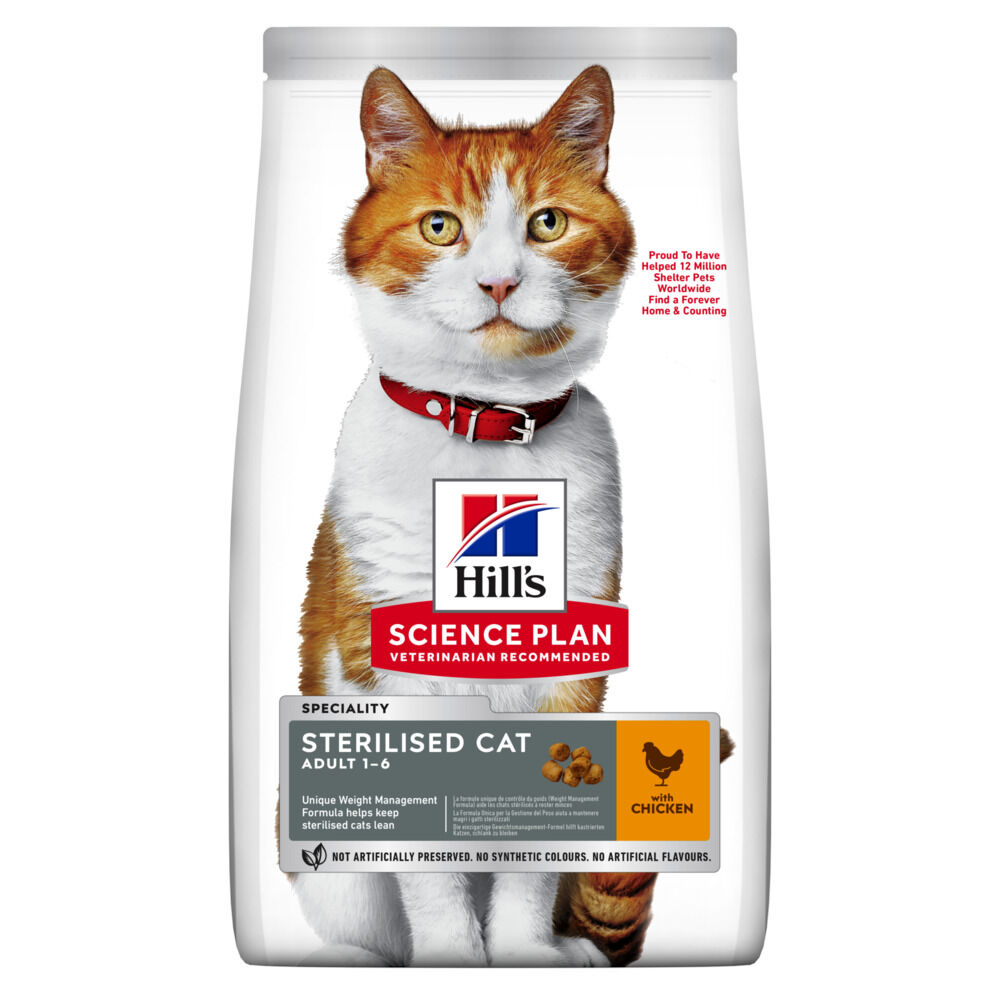 Hill's Science Plan Adult Sterilised Cat - Kattenvoer - Kip - 7 kg