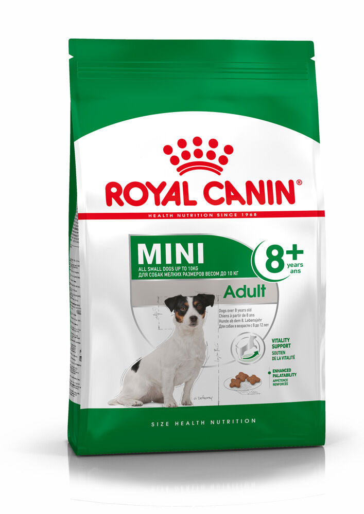 Royal Canin Mini Adult 8+ - Hondenvoer - 800 - gevogelte Royal Canin Mini Adult 8+ - Hondenvoer - 800 - gevogelte