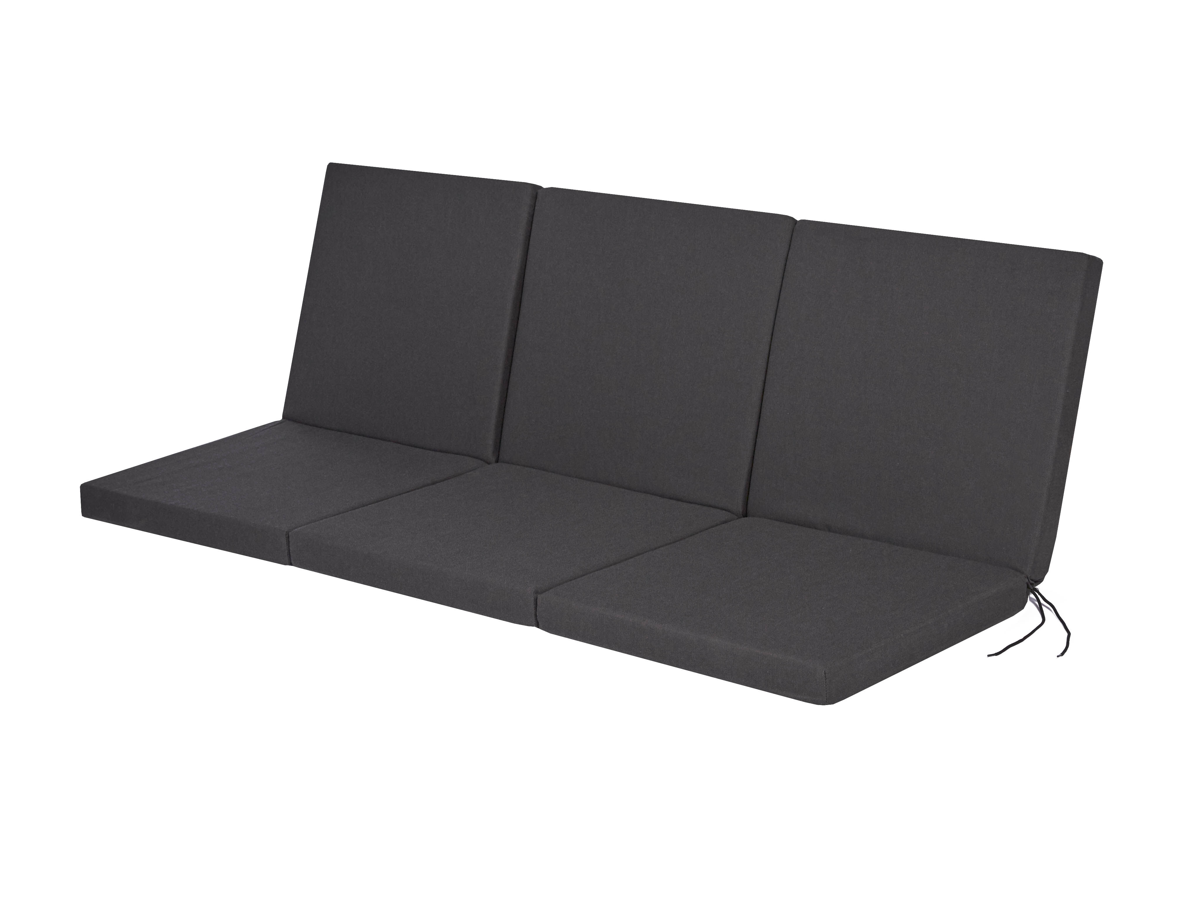 Talen Buitenmeubelen voor 3-zitsbank Zeist en in 3-zitsbank Lisse - Bankkussen - Antraciet - 162x96x6cm - Antraciet