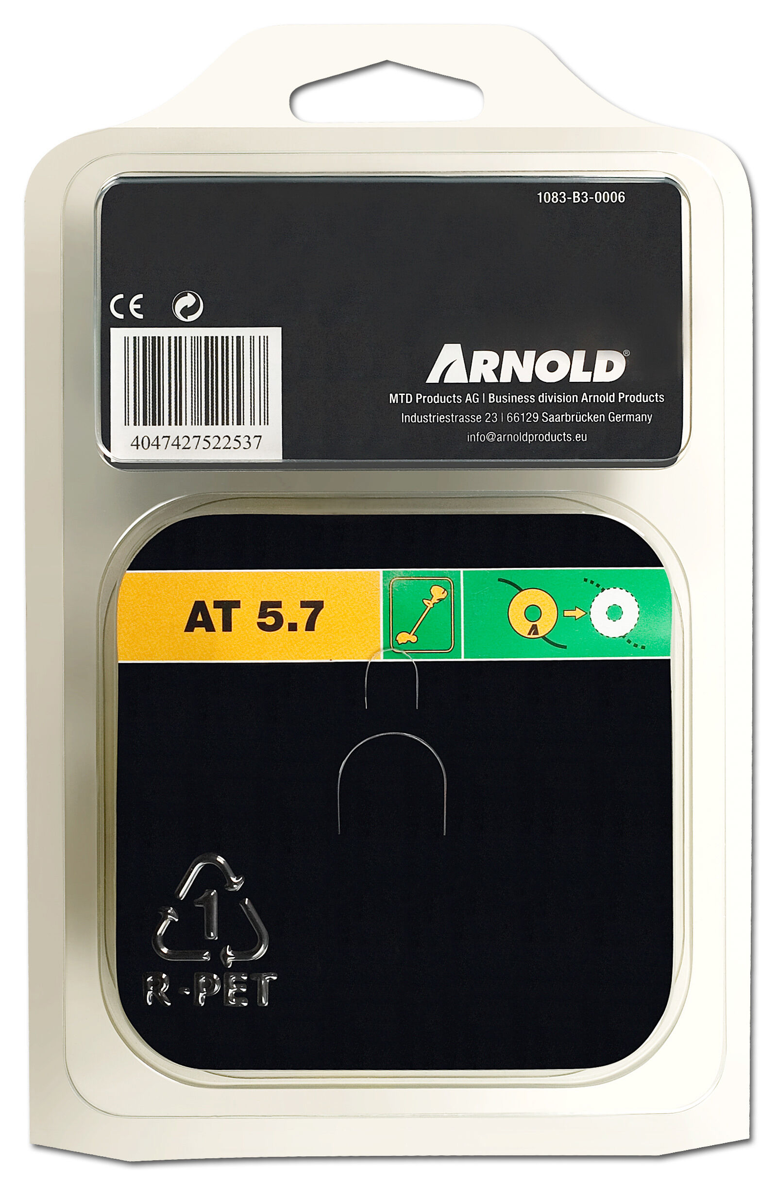 Arnold AT5.7 2.4mm - Trimmerdraad - 10 stuks - 23.00 cm