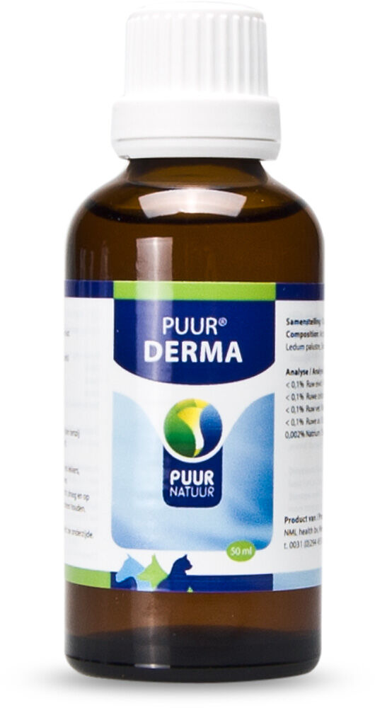 Puur Derma Jeuk - Huid- en Vachtverzorging Hond - Kat - Paard Puur Derma Jeuk - Huid- en Vachtverzorging Hond - Kat - Paard