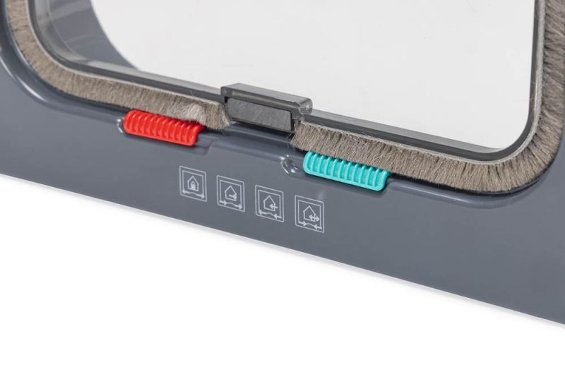 Beeztees Muze - Kattenluik - Grijs - 28.6x19x5 cm - 5.5 cm