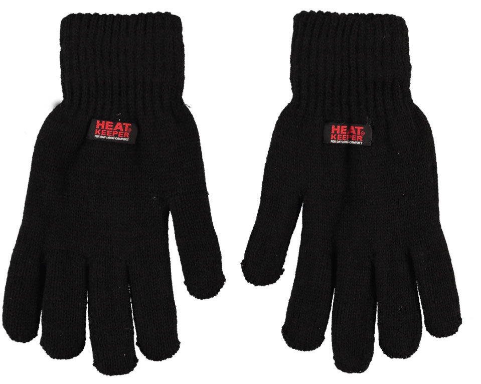 Heatkeeper Gebreid - handschoenen - S/M - Zwart