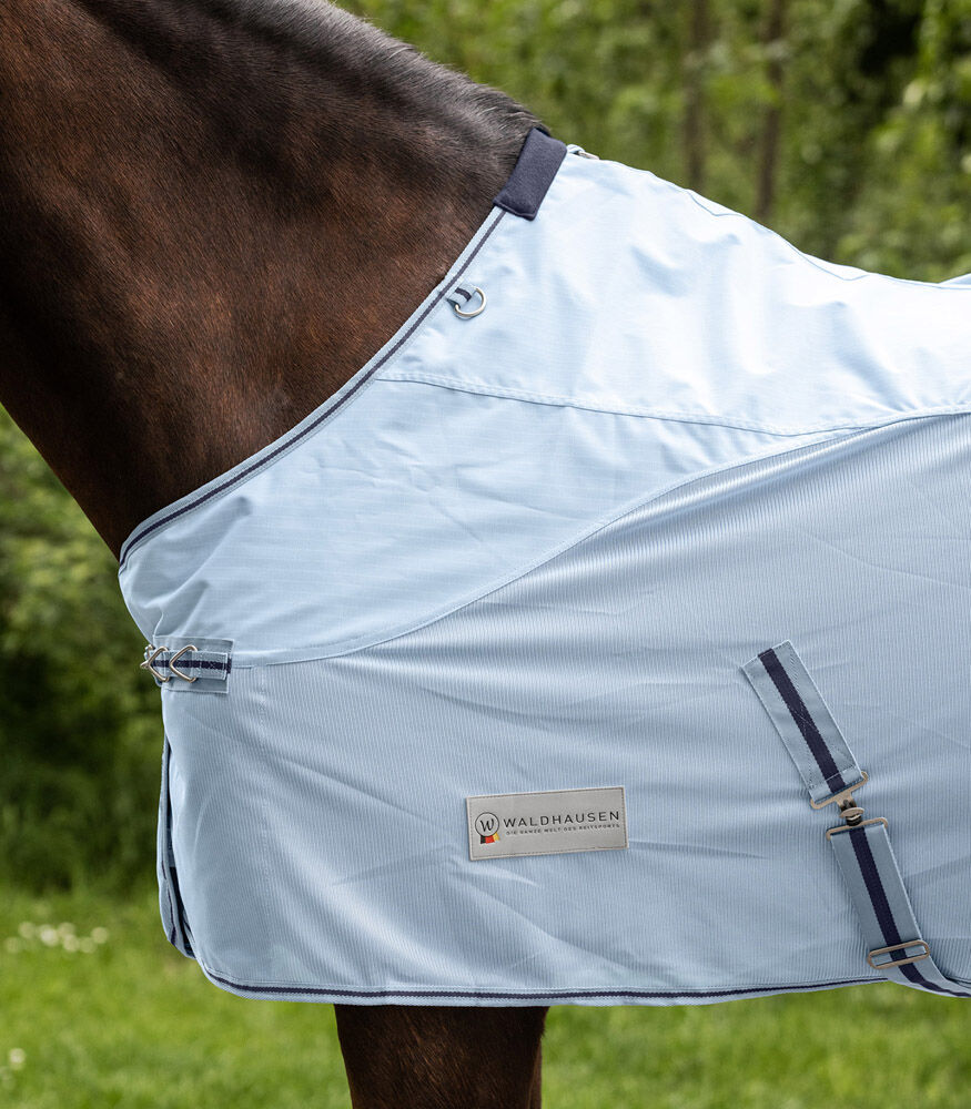 Waldhausen Pro - Vliegendeken - Paardendeken - 95.00 cm - Blauw - 6.50 cm - 115/165 - 40.00 cm