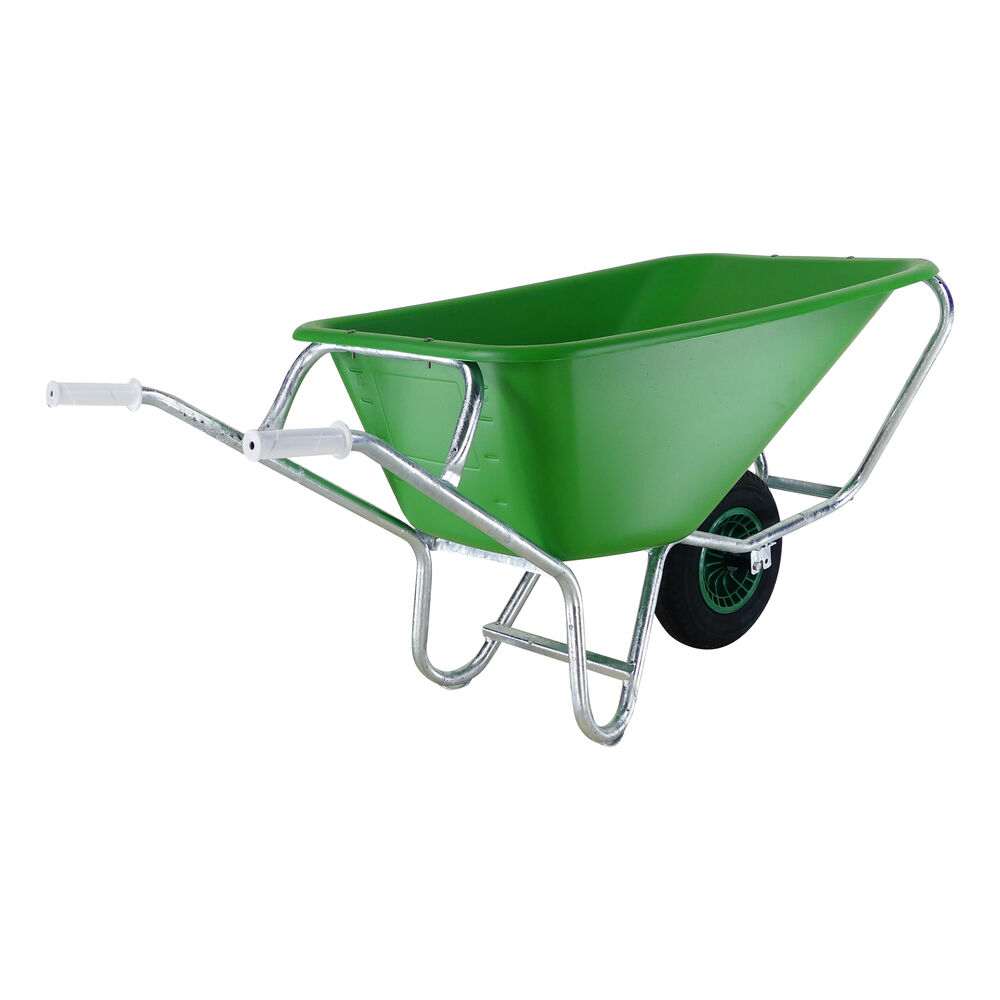 Altrad Fort F&S 165 Farm & Stable - Kruiwagen - 165 liter - Groen - 20 cm