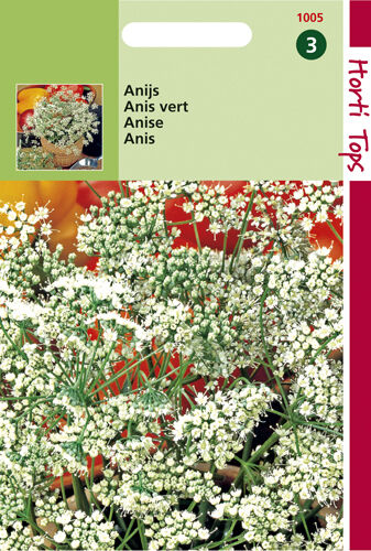 Hortitops Anijs Pimpinella anisum - Kruidenzaden Hortitops Anijs Pimpinella anisum - Kruidenzaden