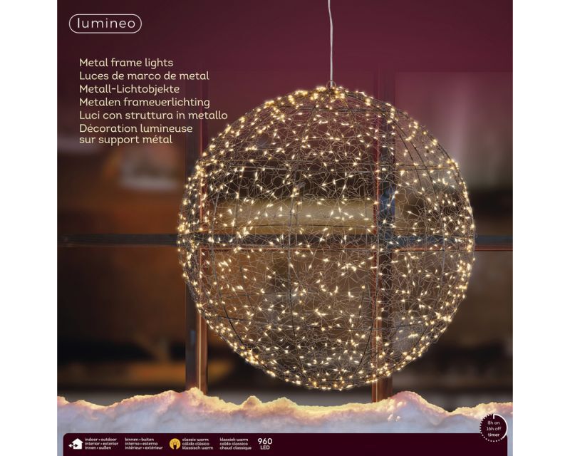 Lumineo Bolvormig - Hanglamp - 960 - 58 cm