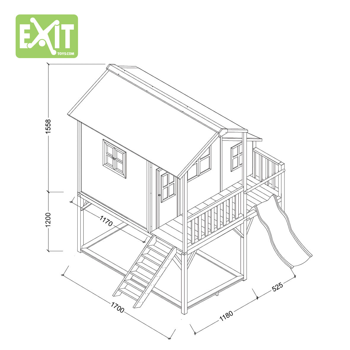 EXIT Loft 750 - Speelhuisje - Wit