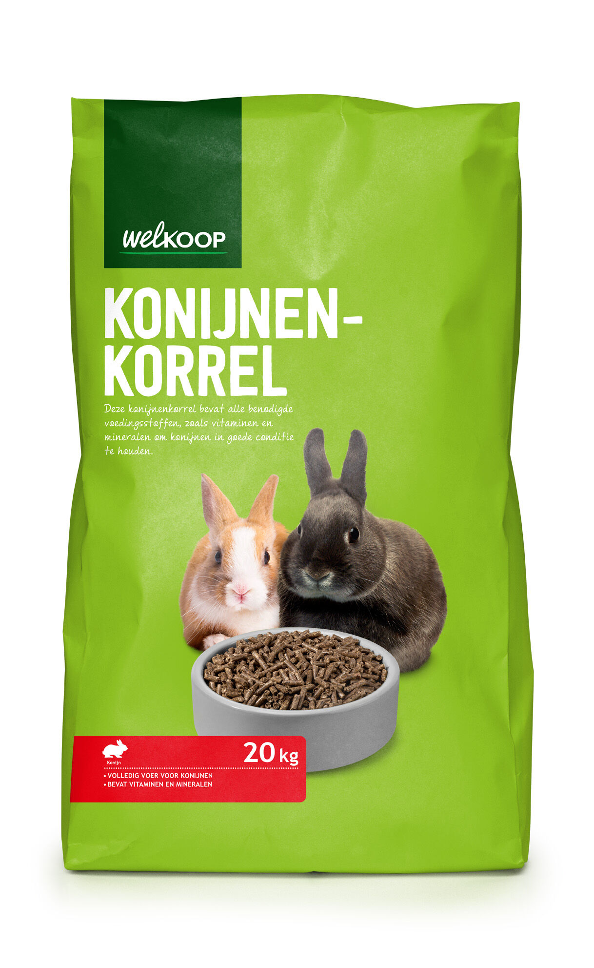 Welkoop Konijnenkorrel - Konijnenvoer - 20 Welkoop Konijnenkorrel - Konijnenvoer - 20