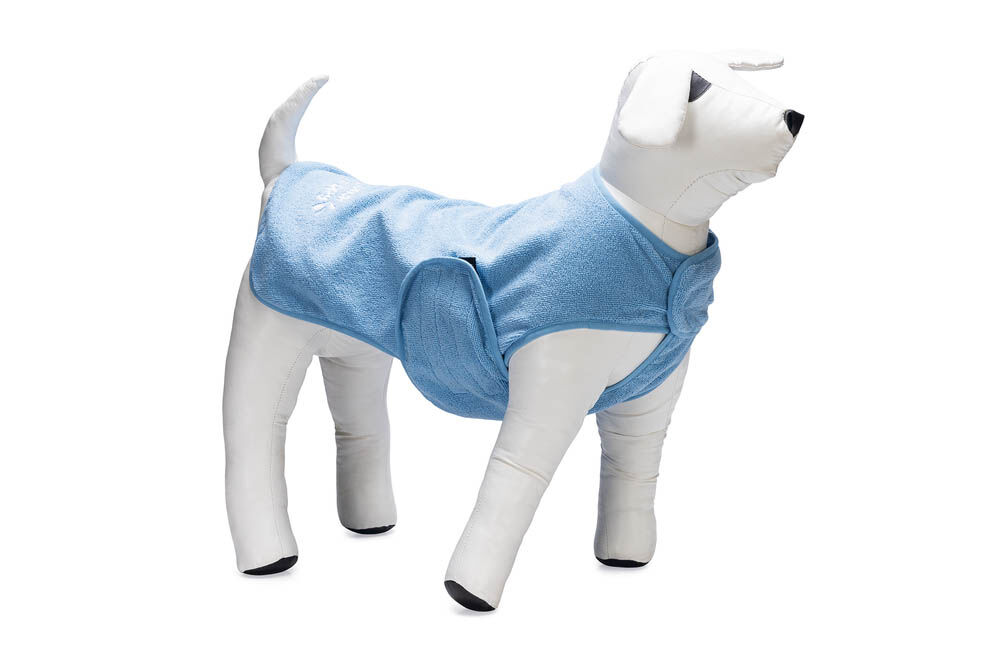 Beeztees Aras - Hondenbadjas - 1.00 cm - blauw - 1.00 cm - 2XL - 56.00 cm