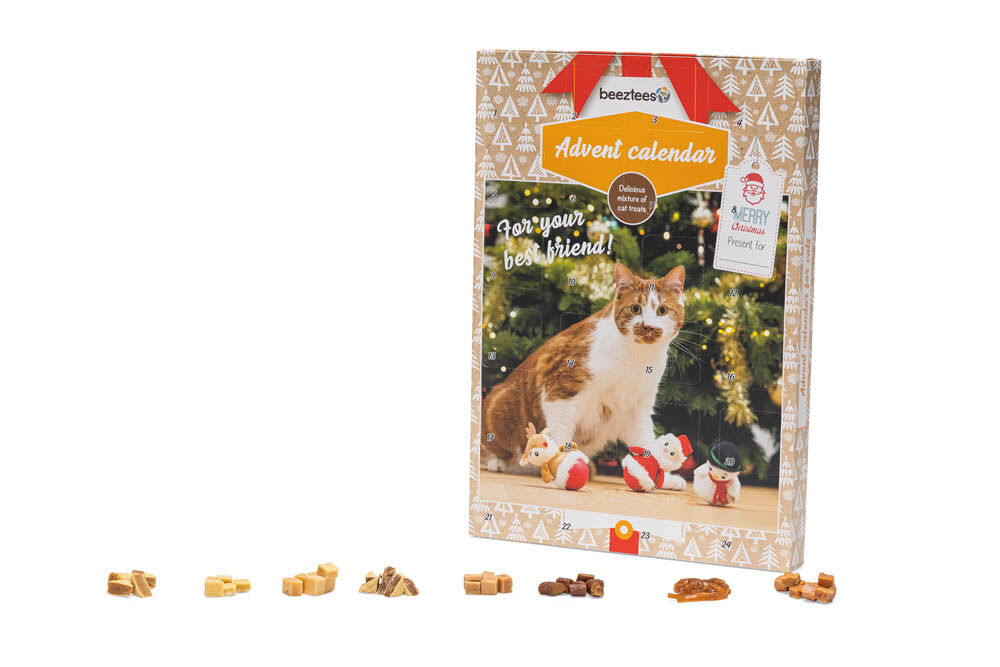 Beeztees Kerst Advent kalender Purr - Kattensnack Beeztees Kerst Advent kalender Purr - Kattensnack