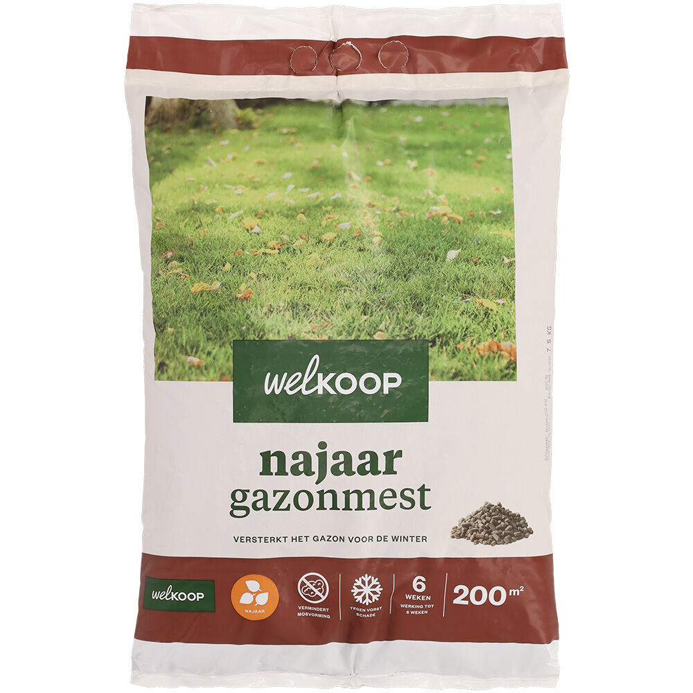 Welkoop - Najaar Gazonmest - 200 m² - 7,5 kg
