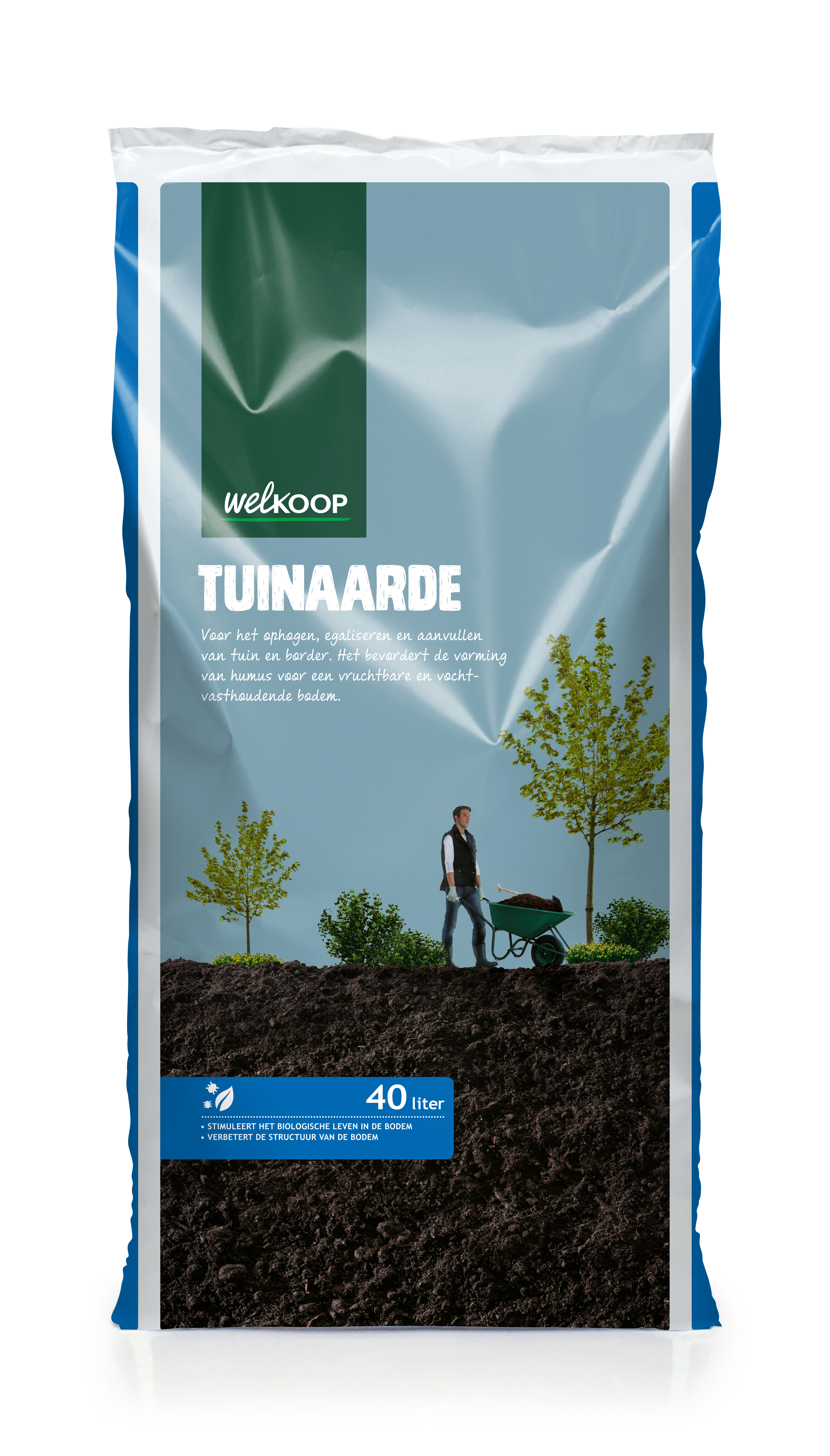 Welkoop Ophooggrond - Tuinaarde 40L Pallet - 40