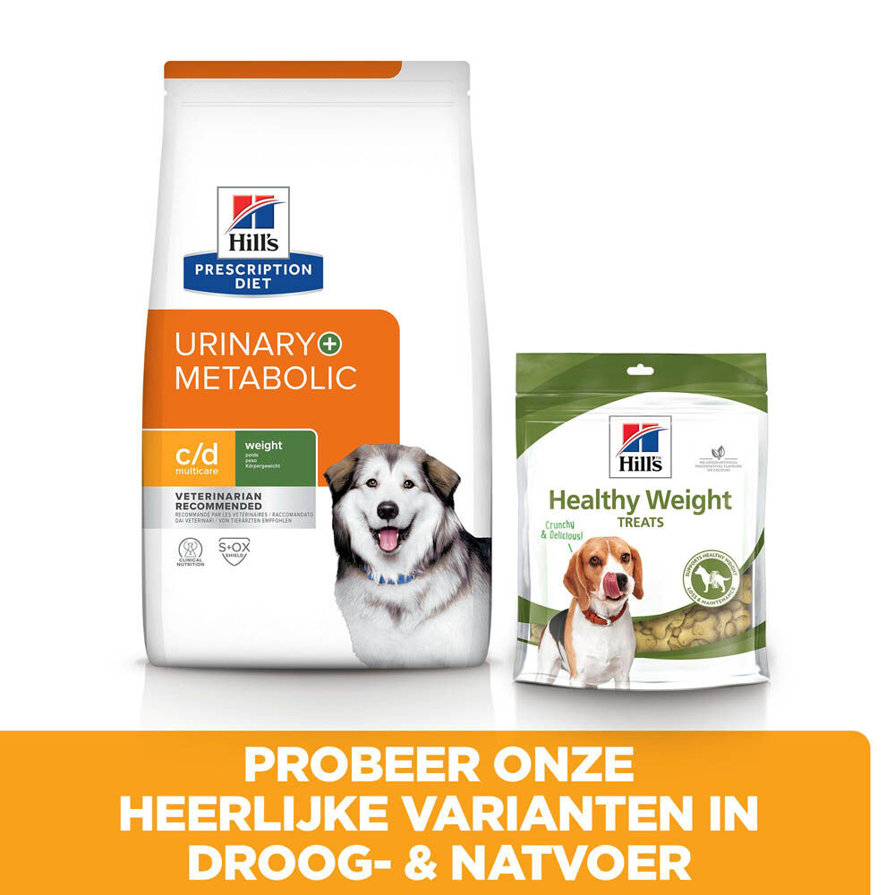 Hill's Prescription Diet Urinary+Metabolic Multicare - Hondenvoer - 12 - gevogelte