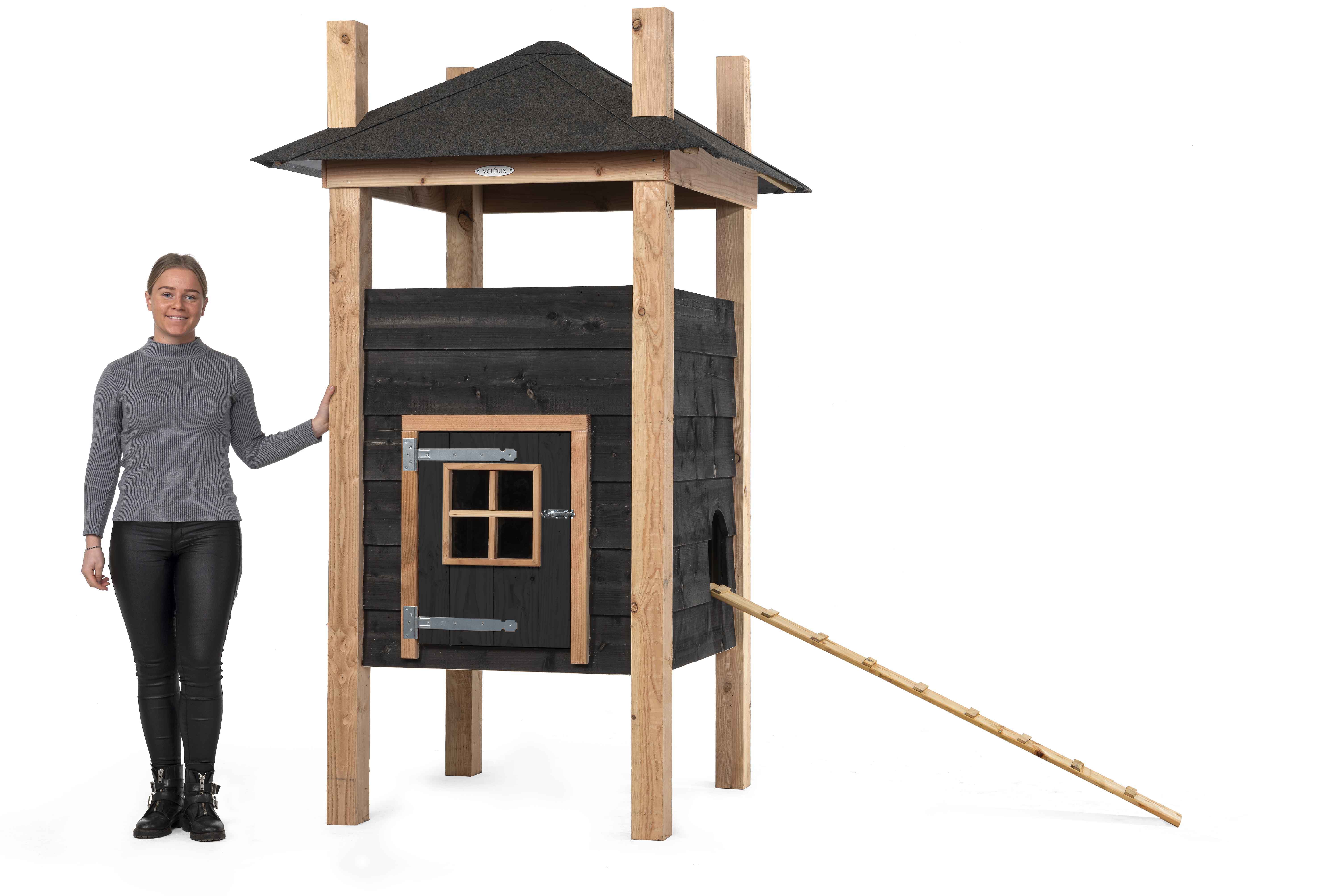 Voldux Hooiberg Bert - Kippenhok - 225.00 cm - Zwart - 125.00 cm - 125.00 cm