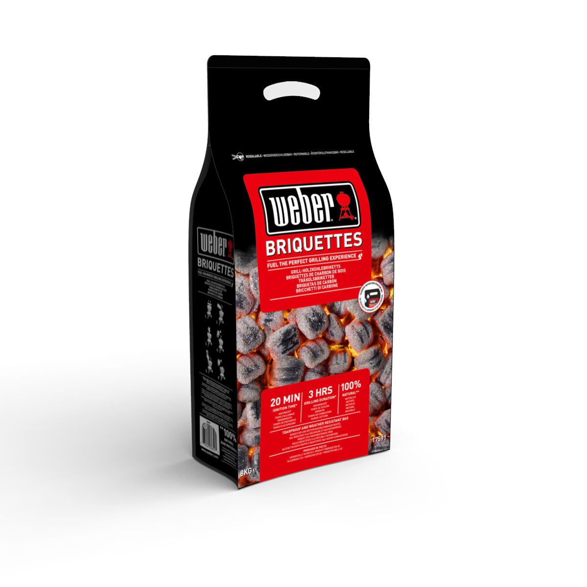 Weber Briketten - BBQ brandstoffen - 8 kg