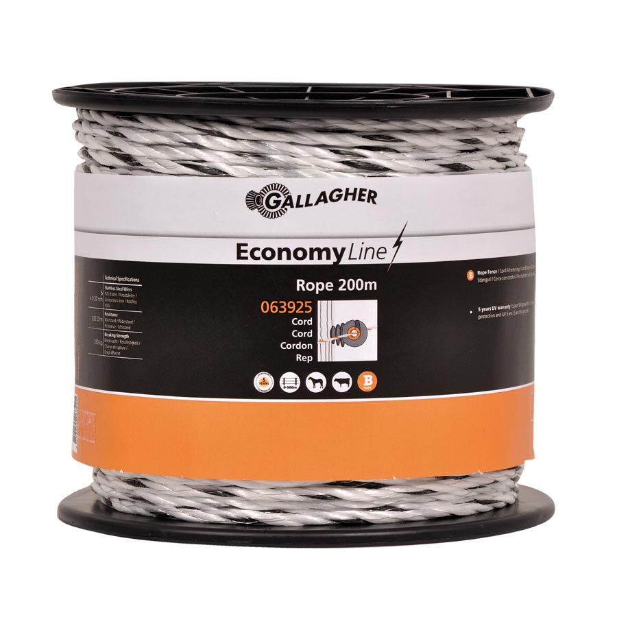Gallagher EconomyLine - Cord - 16.20 cm - 200.00 - 20.00 cm - 20000.00 cm - 20.00 cm