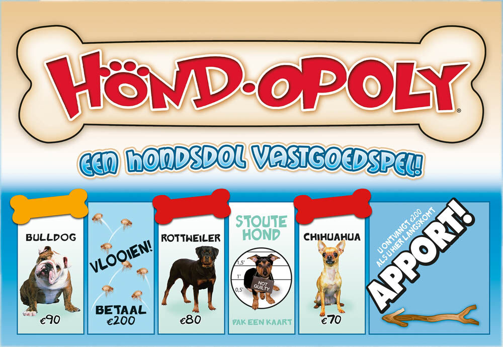 Late For The Sky Hond  Opoly - Bordspel Late For The Sky Hond  Opoly - Bordspel
