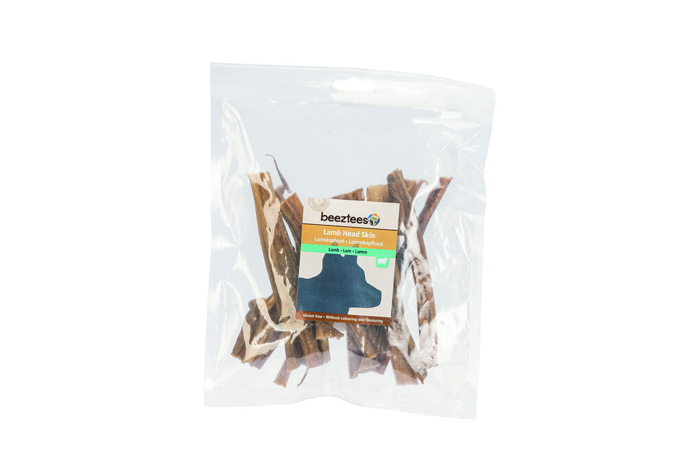 Beeztees Lamskophuid - Hondensnack - 21.00 cm - 100.00 - 25.00 cm - lam - 3.50 cm