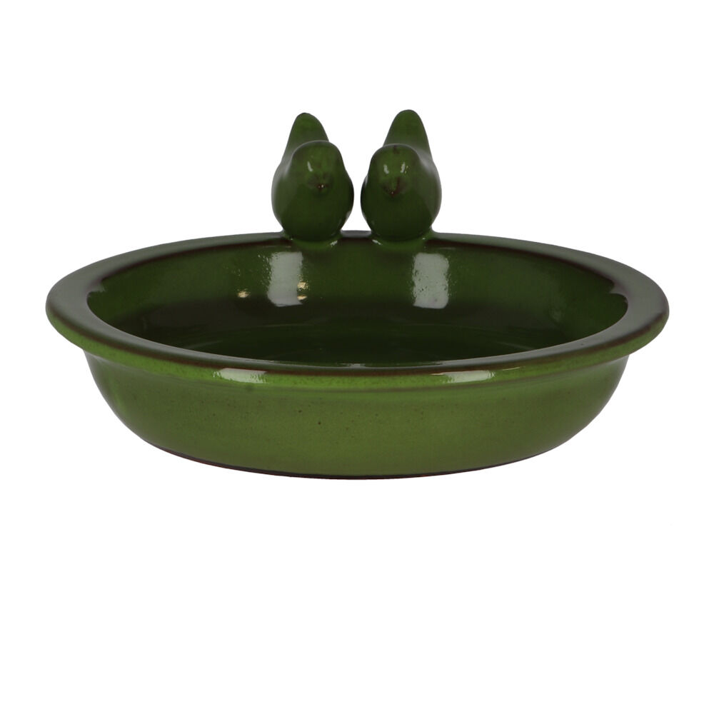 Best for Birds - Waterschaal rond - Groen - 10.5x27x29 cm - Rond - 27 cm