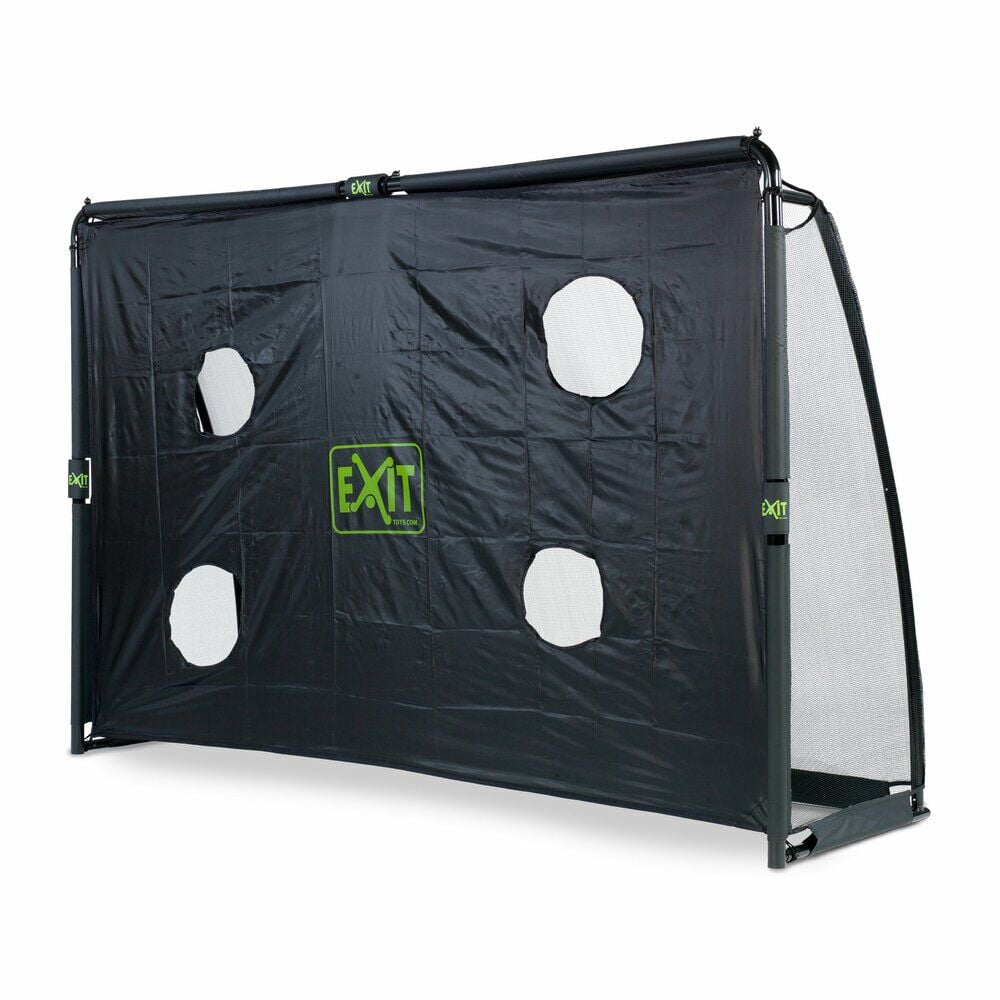 EXIT Finta - voetbalgoal - Zwart - Staal