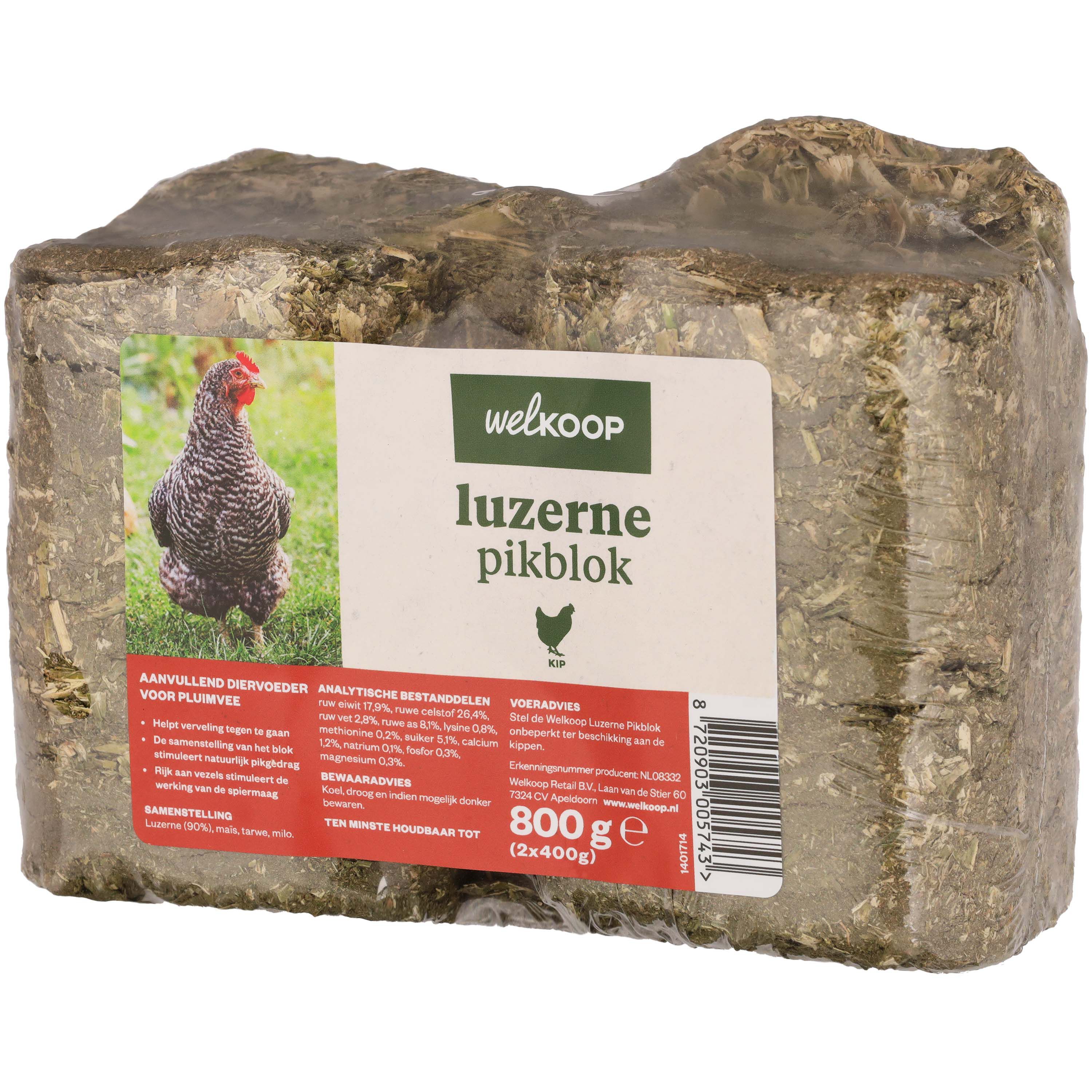 Welkoop Luzernepikblok - Kippensnack - 2