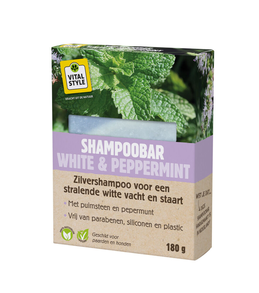 VITALstyle Shampoobar Warm & Rosemary - Paardenshampoo - 11.00 cm - 180.00 - Roze - 8.00 cm - 2.50 cm