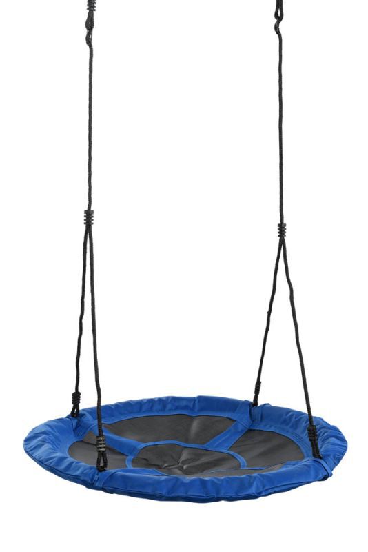 Swing King Canvas - Nest schommel - Blauw - Canvas|Metaal Swing King Canvas - Nest schommel - Blauw - Canvas|Metaal